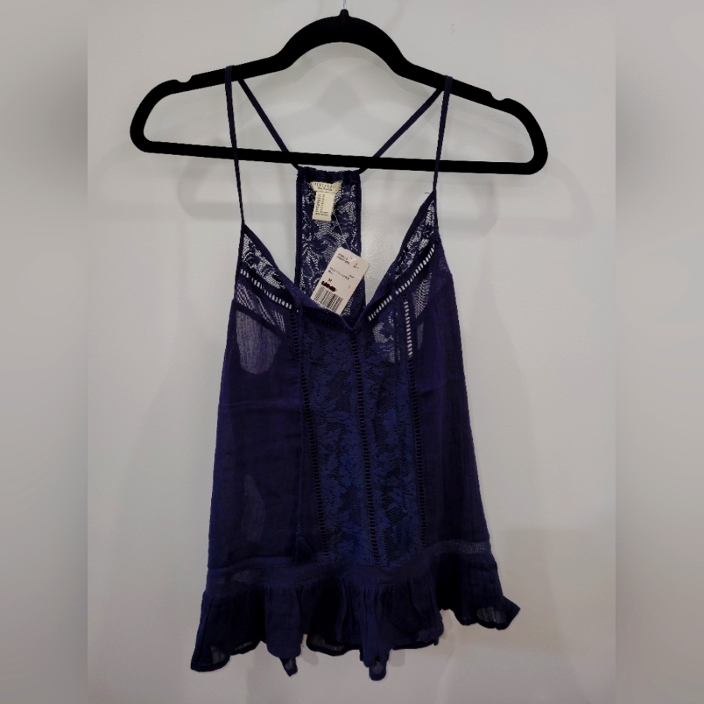 Forever 21 blue tank top